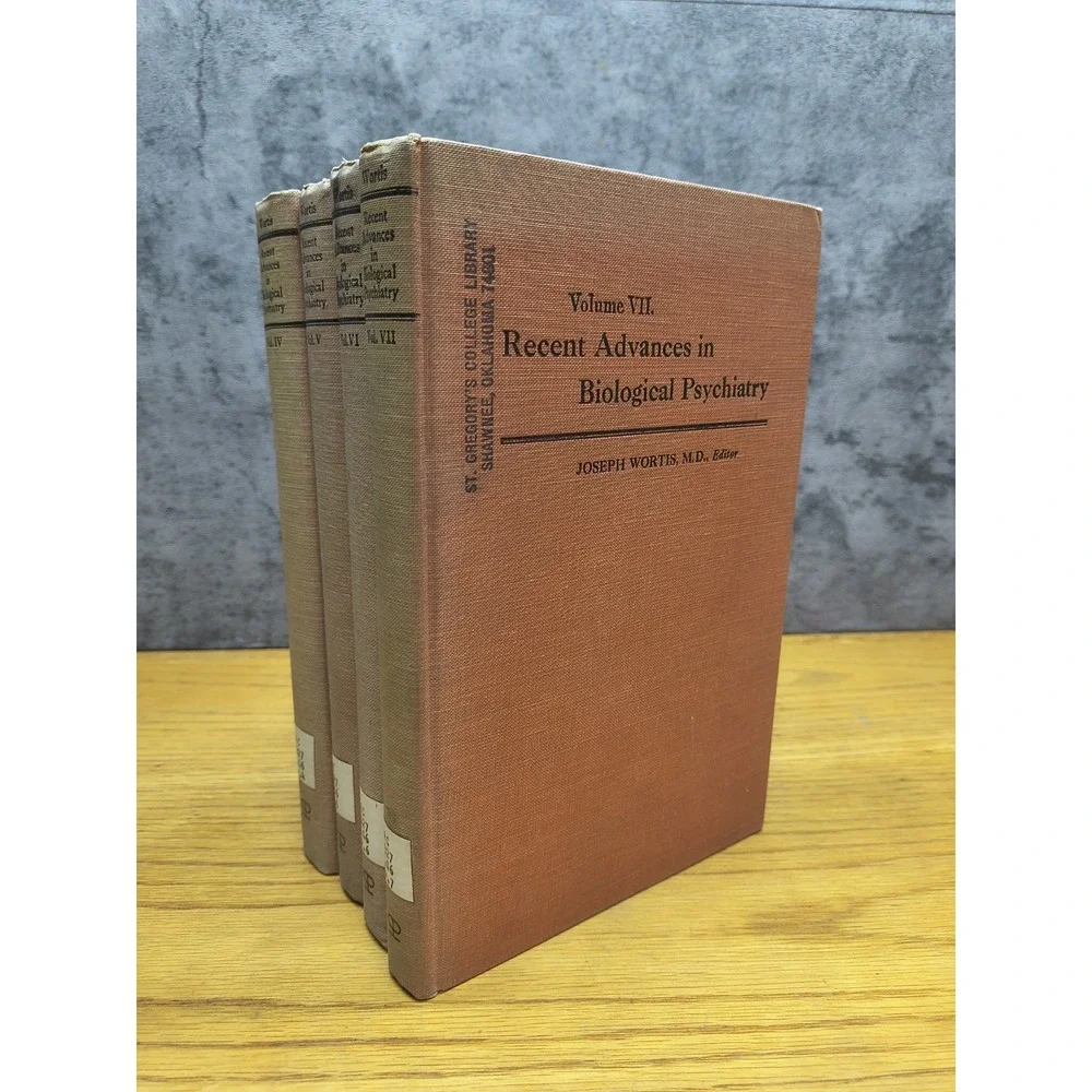 Joseph WORTIS Recent Advances in‎ Biological Psychiatry Volumes 4, 5, 6 & 7